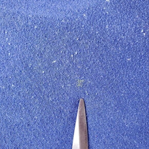 Victoria Secret PINK Sweater Womens Medium Blue 1/4 Zip Mock Neck Pullover - Picture 2 of 8